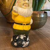 Ancient terracotta garden gnome