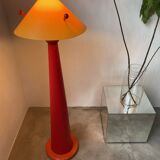 80s pop red floor lamp
