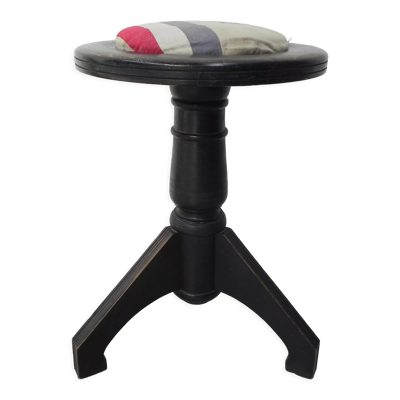 Tabouret piano Art Déco sur trépied
