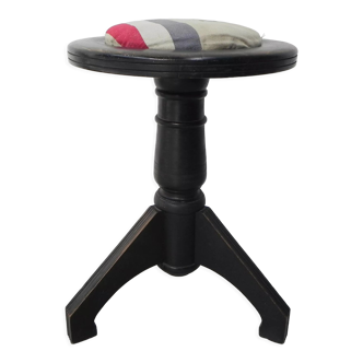 Art Deco piano stool on tripod