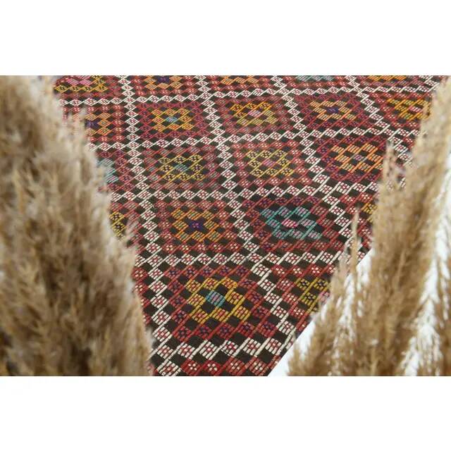 Vintage Turkish Oushak Handmade Wool Cotton Orange Area Rug 172x320