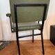 Khaki Scandinavian armchair