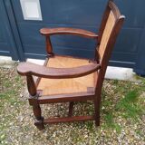 Pair of old brutalist design armchairs