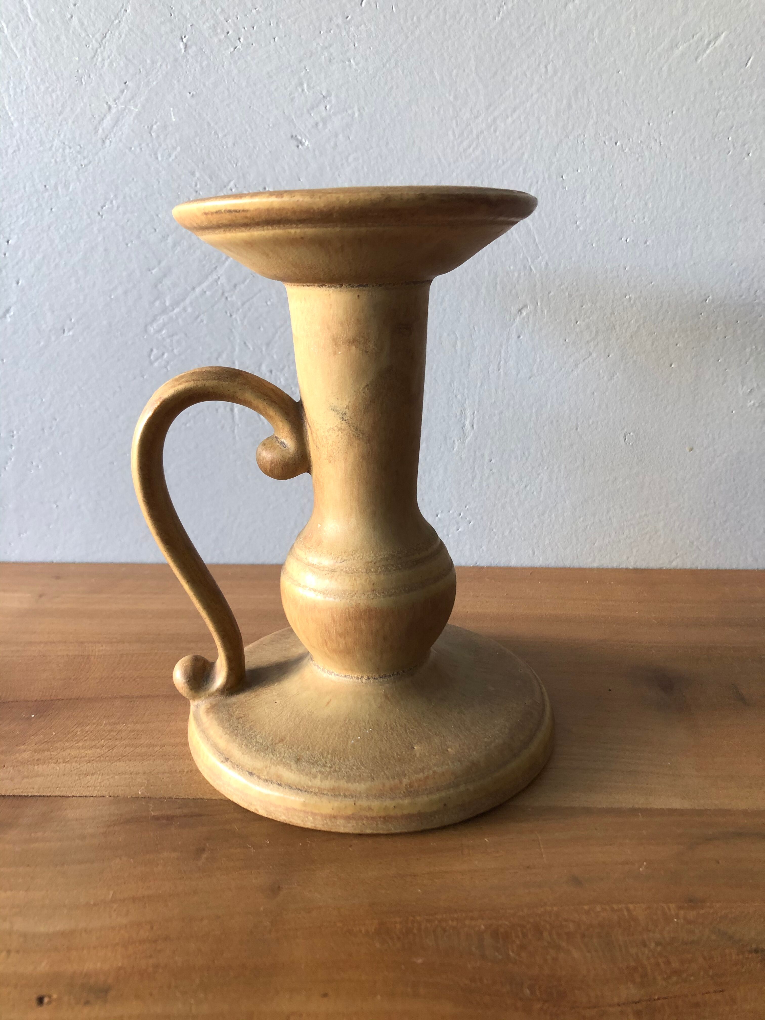 Ceramic candlestick