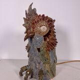 Ceramic owl lamp