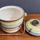 Art deco ceramic candy or cookie jar