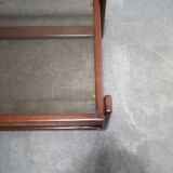 Vintage teak and glass coffee table