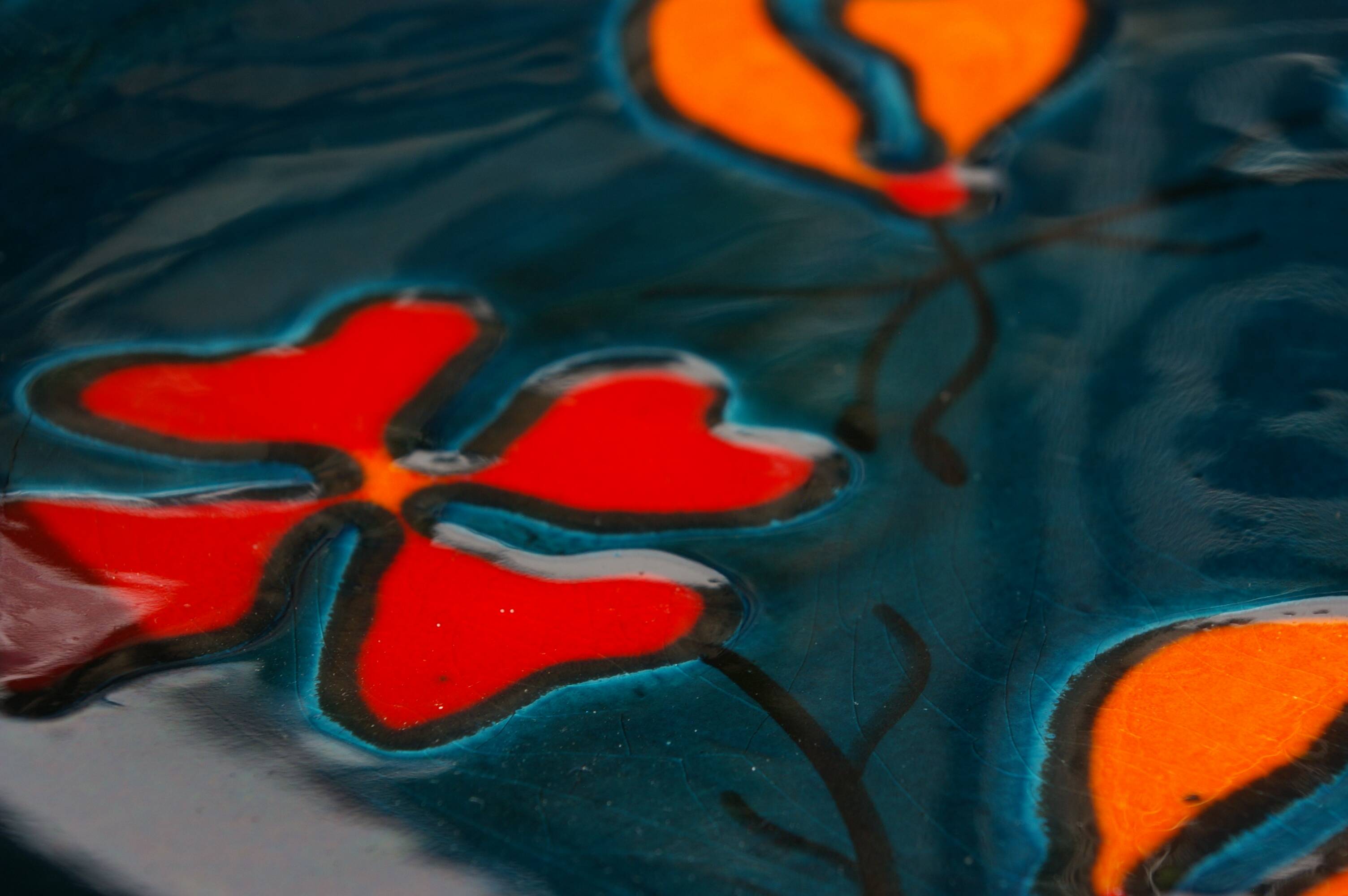 Vintage 60'S ceramic cut by Poët-Laval