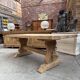 Monastery-style oak table