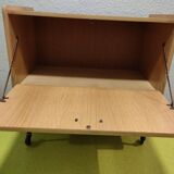 Ancien meuble commode secrétaire bar bois vintage