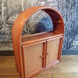 Rattan shelf
