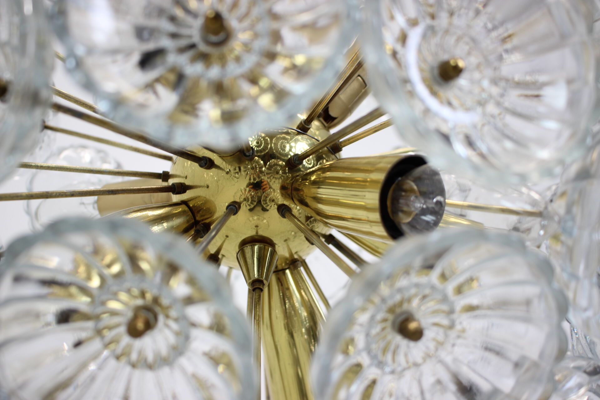 Dandelion Chandelier / Kamenický Šenov, Preciosa, 1970s