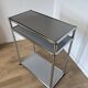 Table d’appoint USM Haller en Argent Mat