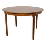 Table à manger ronde extensible en palissandre du milieu du siècle de McIntosh, Royaume-Uni, années 1960