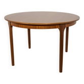 Table à manger ronde extensible en palissandre du milieu du siècle de McIntosh, Royaume-Uni, années 1960