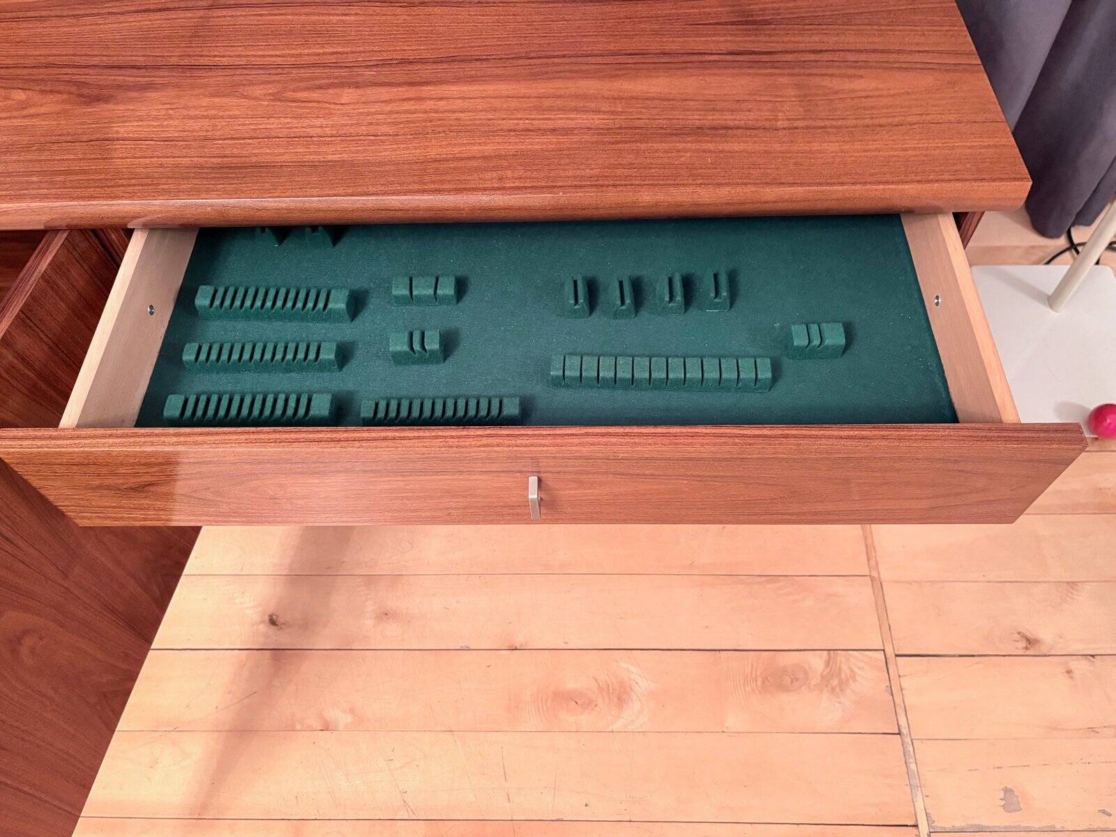 Walnut veneer sideboard, Germany, 1970s