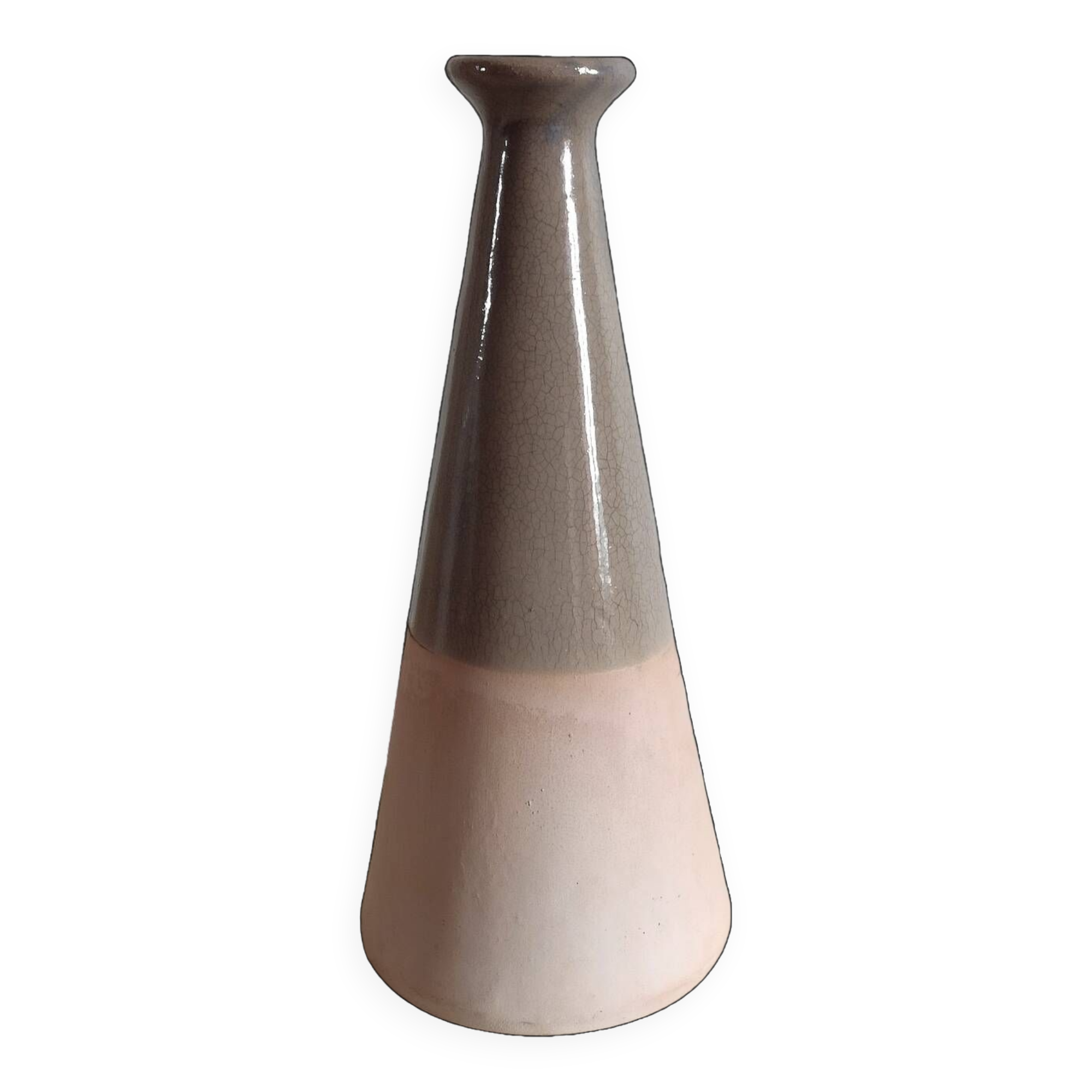Vase céramique craquelé
