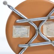 Midcentury Chair By Kovona In Leatherette And Chrome, 1970s