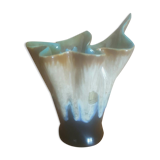 Vintage vase draped shape in flamed sandstone