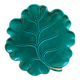 Green ceramic plate Vallauris
