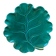 Green ceramic plate Vallauris