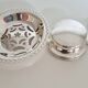 Antique butter dish Coquillor-glace in silver-plated metal and its knife.