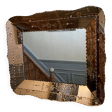 1940s smoked mirror with glazing bars