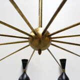 Very large chandelier Italian 24 lights Italian style years 50