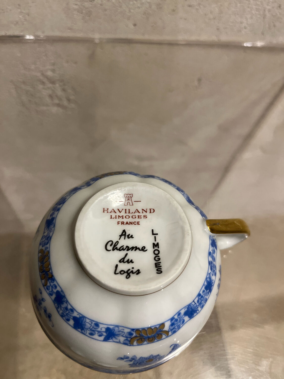 Batch of porcelain tableware from Limoges 1980