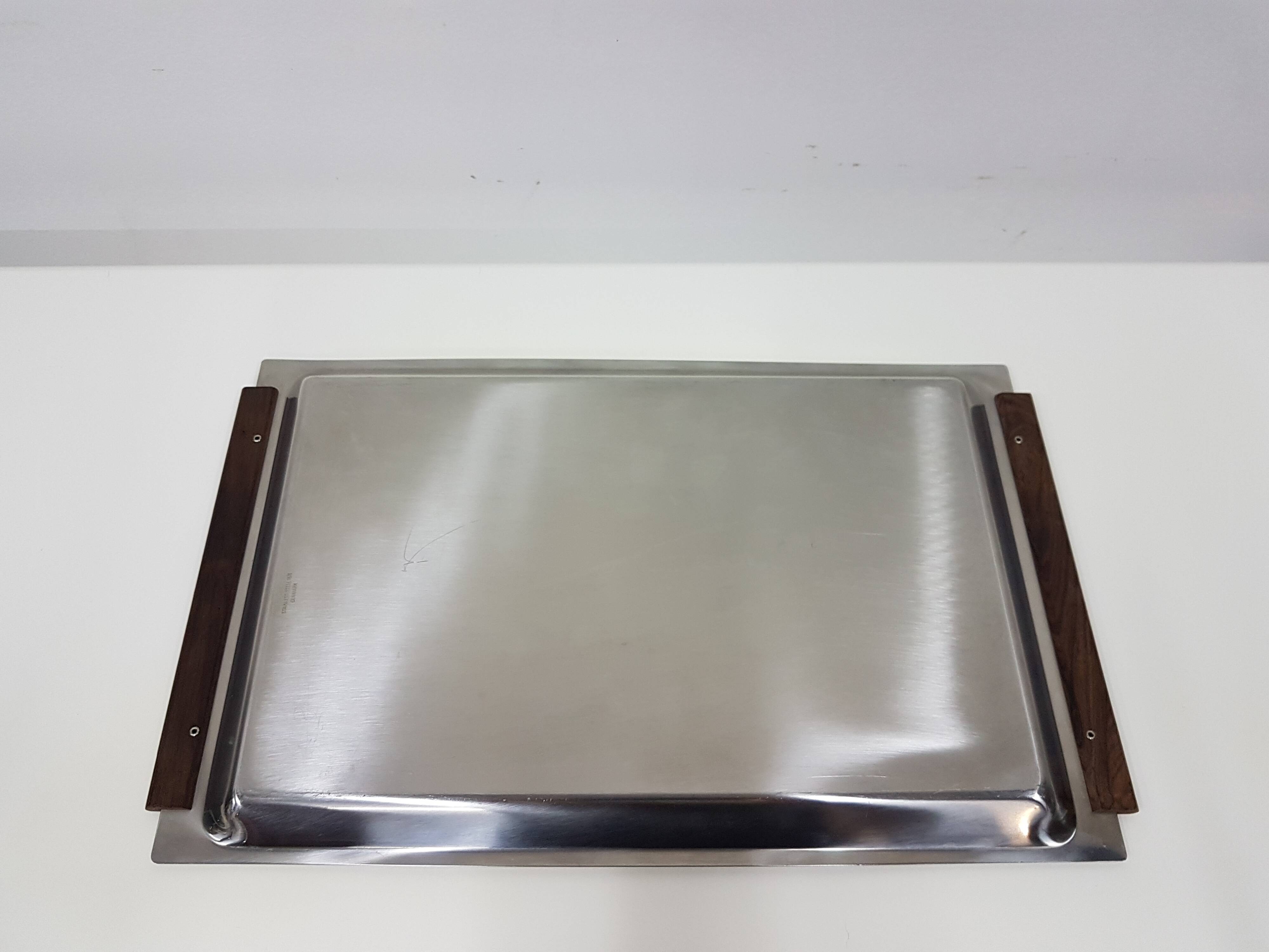 Vintage set of three trays, Denmark, 1960s.