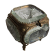 Napoleon III jewellery box bevelled glass engraved box box