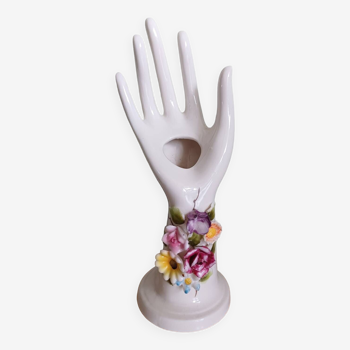 Handmade ceramic jewelry holder
