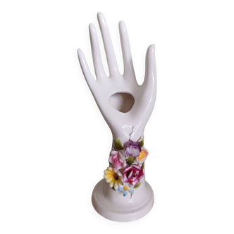 Handmade ceramic jewelry holder
