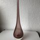 Scandinavian thick glass vase circa 1960 - 1970