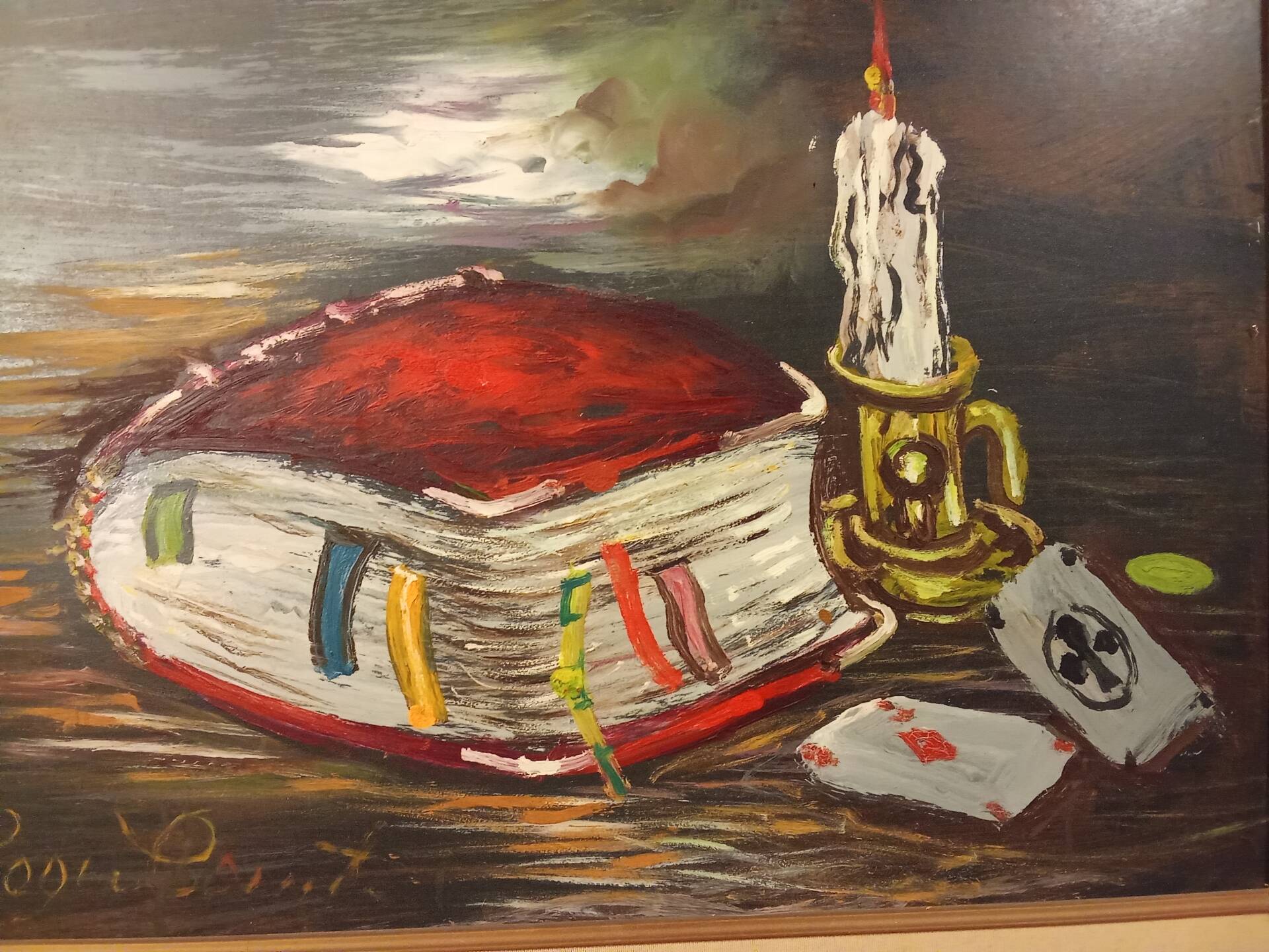 Oil on wood