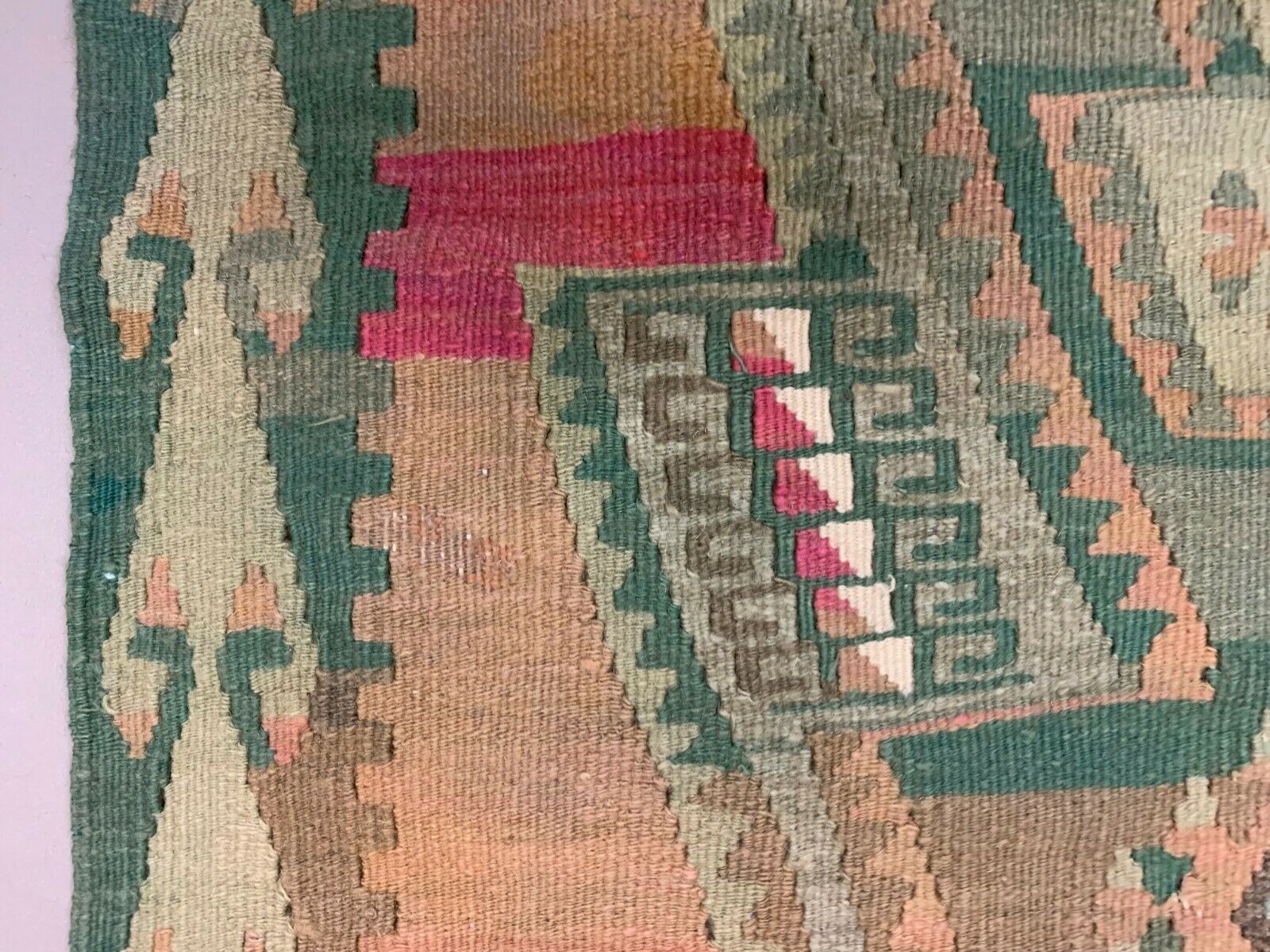 Turkish kilim 405x136 cm wool