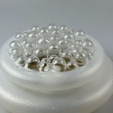 60s 70s Plafoniere gold wall lamp bubble glass space age design