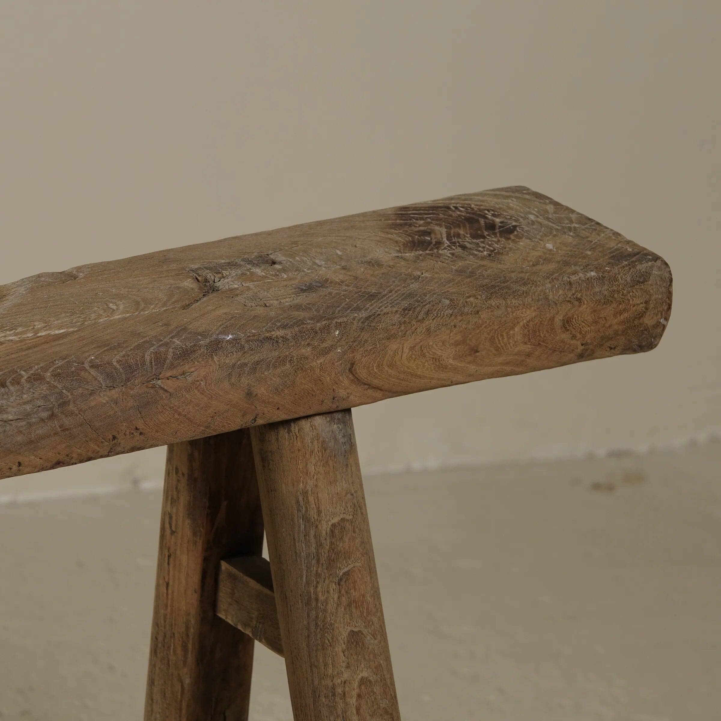 Yun - Antique Chinese Elm Bench No. 3