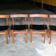Set of 4 chairs by Hans Olsen for Frem Rojle.