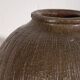 Antique Chinese ceramic vase in dark tones (c.1900)