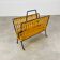 Magazine holder 50s rattan and metal