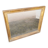 Gilded carved wooden mirror