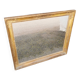 Gilded carved wooden mirror