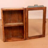 Original polychrome patina Burmese teak wall display