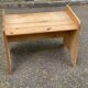 Vintage Scandinavian shelf in solid wood 48cm
