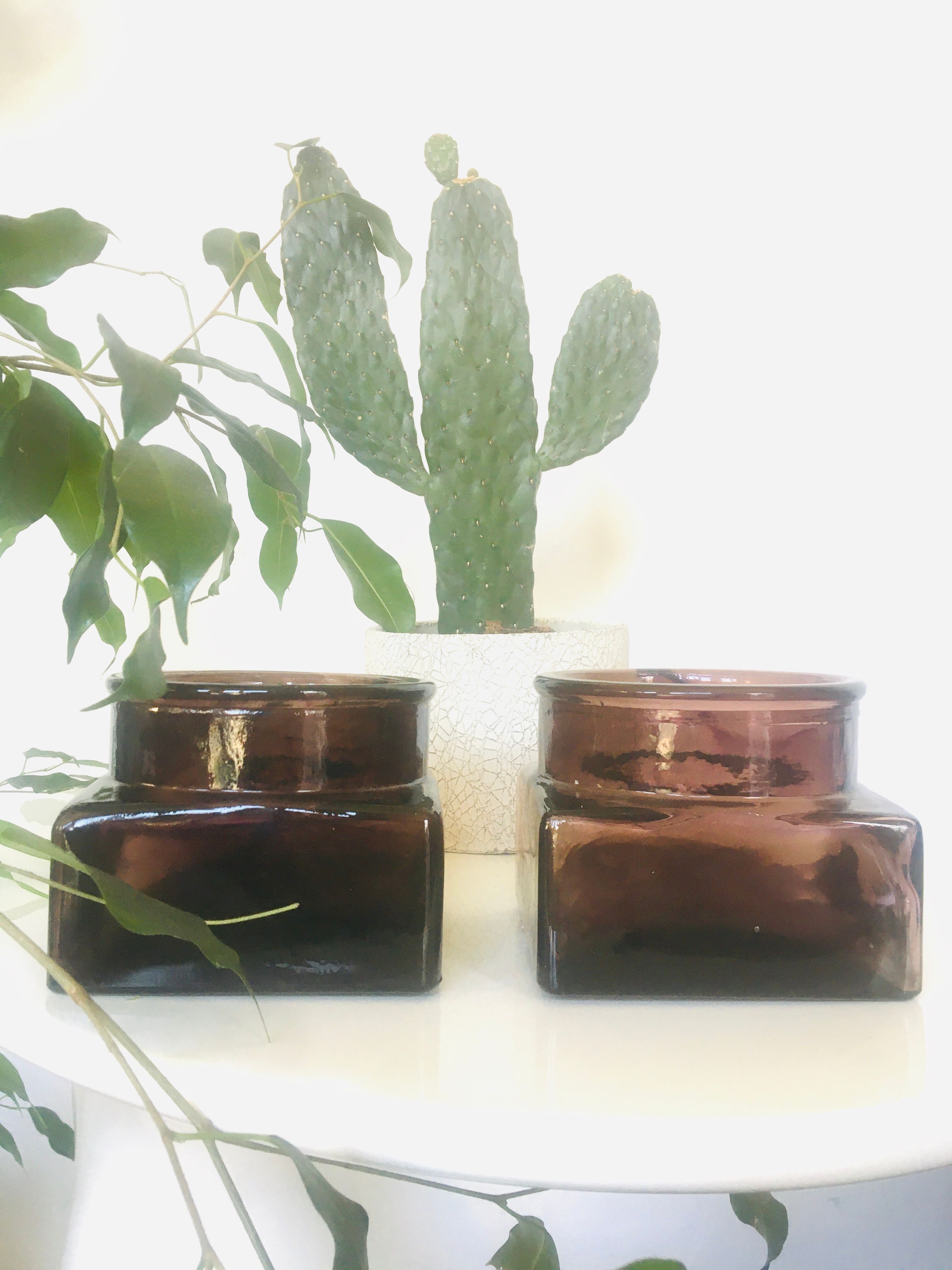 Finnish glass two vases