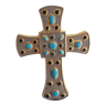 Lembo glazed ceramic cross
