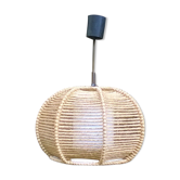 Suspension boule corde tressée