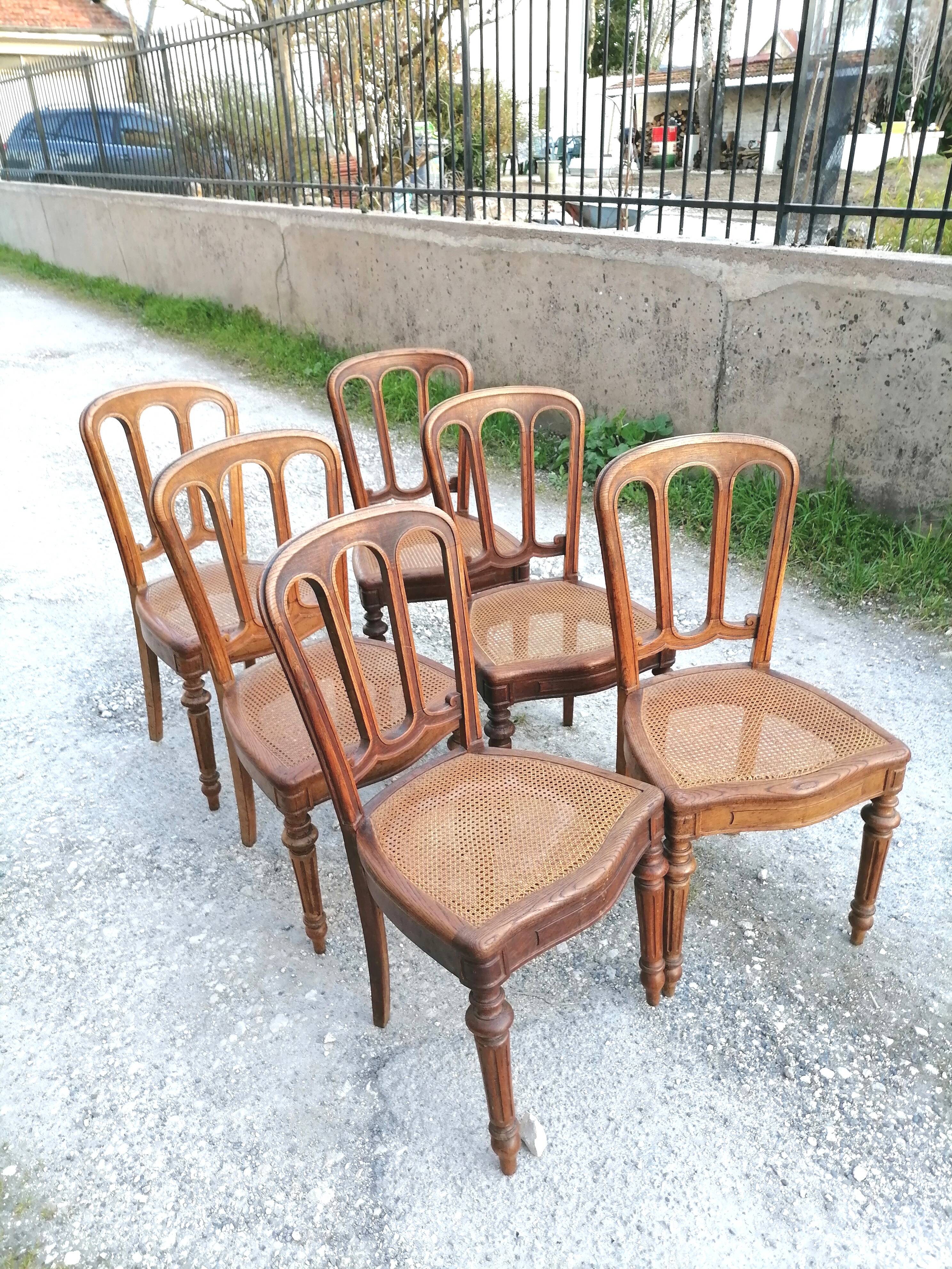Six chairs