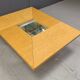 Vintage ash wood coffee table by Paul Michel, 1970s